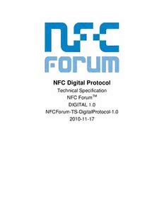 authentication nfc tag|digital protocol technical specification pdf.